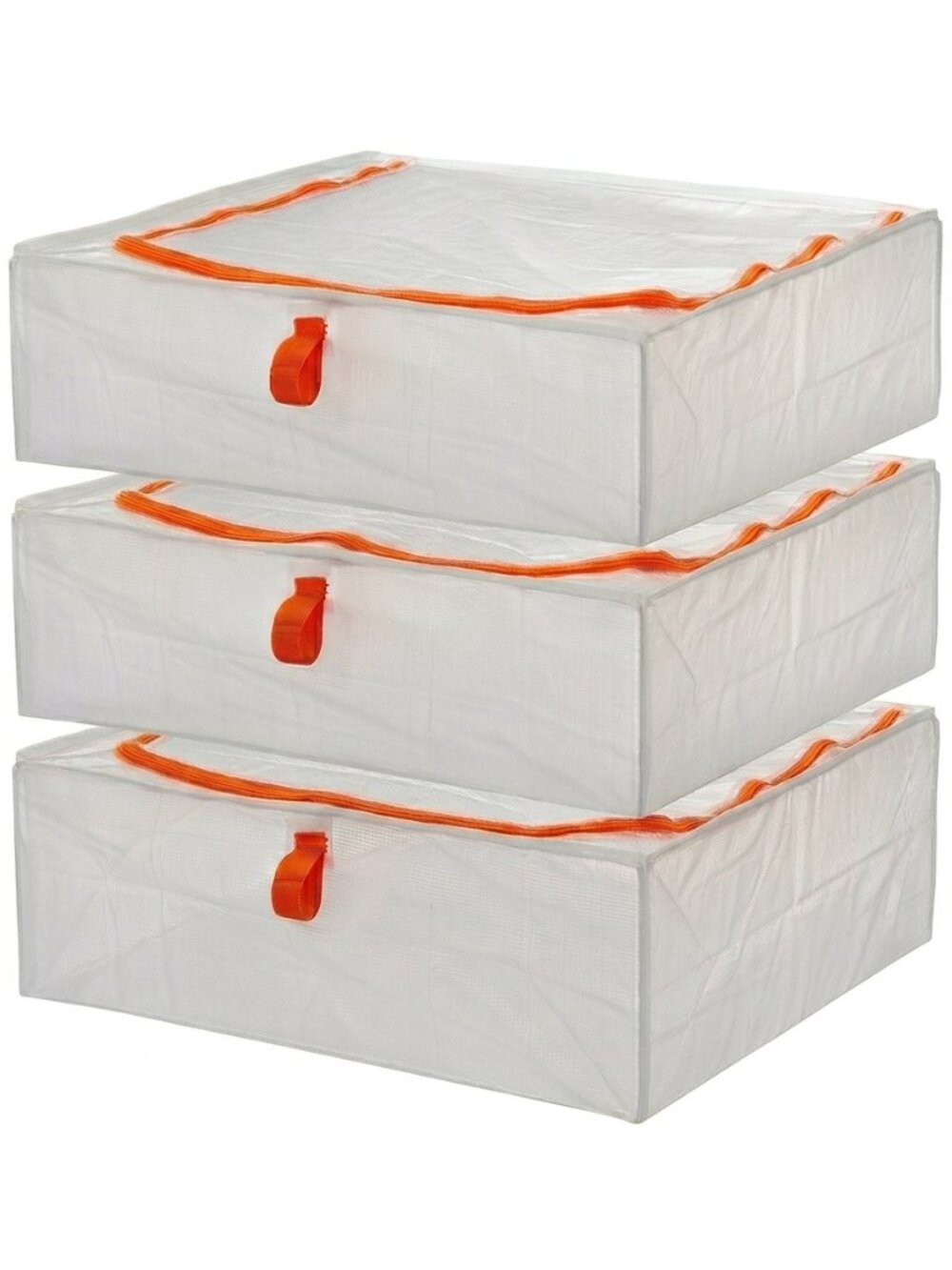 NEW Set of 3 IKEA PÄRKLA Zippered Storage Case/Bags 21 ¾ " x 19 ¼ " x 7 ½ "